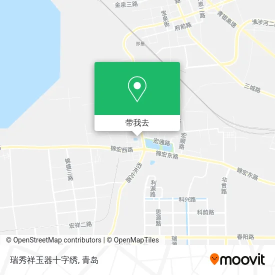 瑞秀祥玉器十字绣地图
