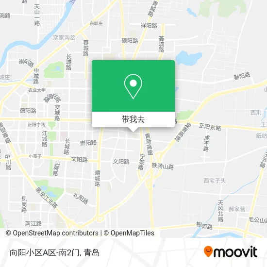 向阳小区A区-南2门地图