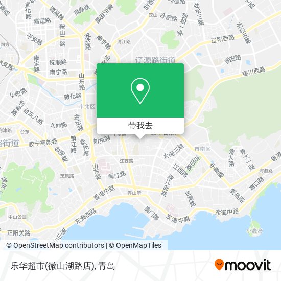 乐华超市(微山湖路店)地图