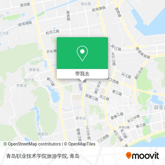 青岛职业技术学院旅游学院地图