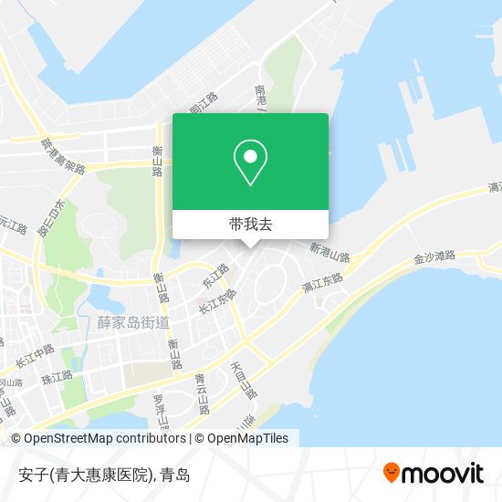安子(青大惠康医院)地图