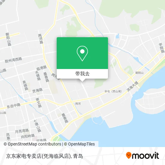 京东家电专卖店(凭海临风店)地图