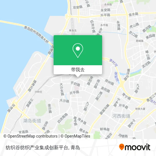 纺织谷纺织产业集成创新平台地图