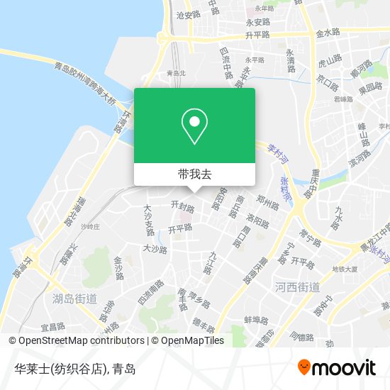 华莱士(纺织谷店)地图