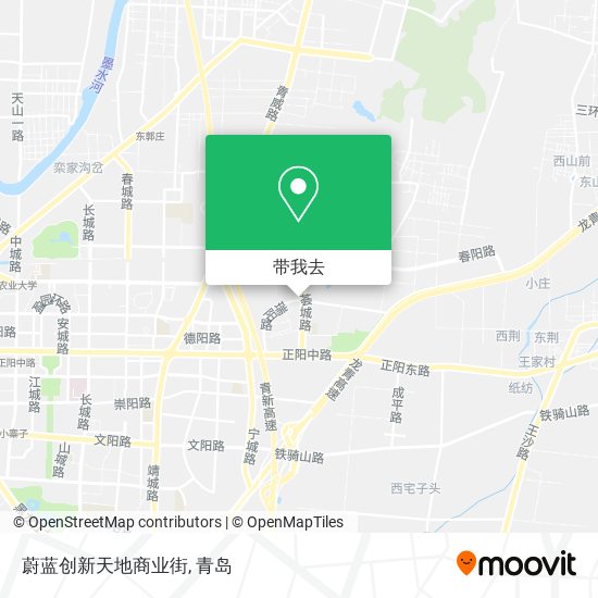 蔚蓝创新天地商业街地图