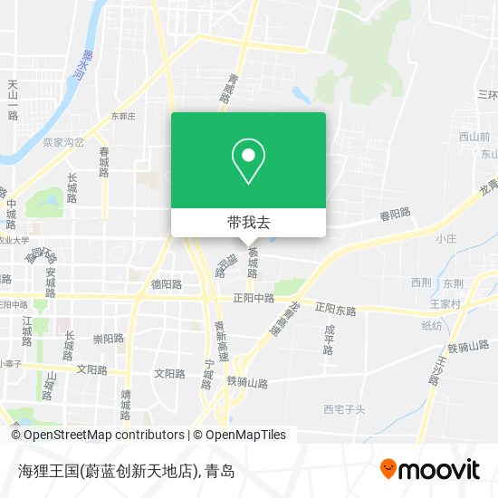 海狸王国(蔚蓝创新天地店)地图
