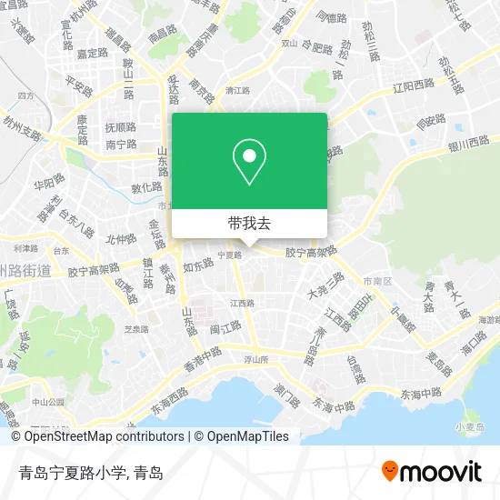 青岛宁夏路小学地图