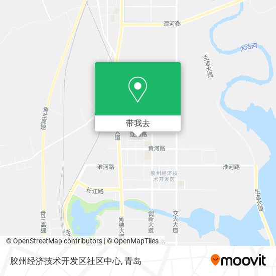 胶州经济技术开发区社区中心地图