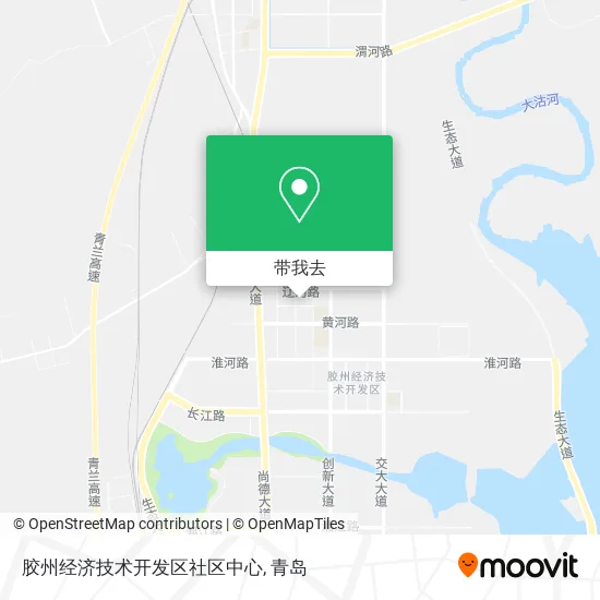 胶州经济技术开发区社区中心地图