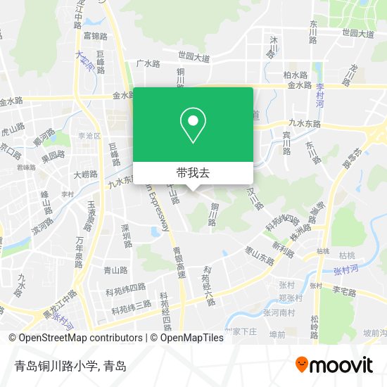 青岛铜川路小学地图