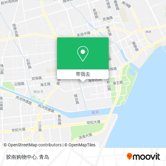 胶南购物中心地图