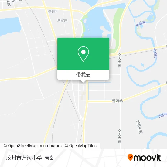 胶州市营海小学地图