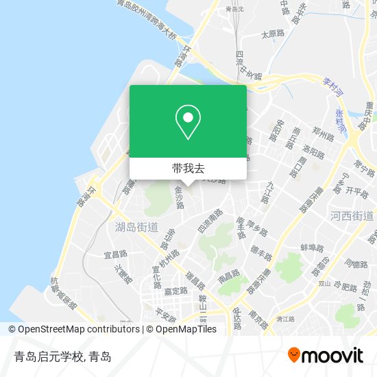 青岛启元学校地图