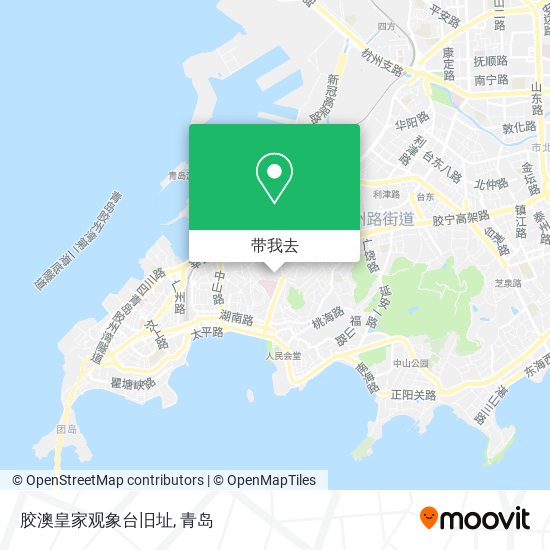 胶澳皇家观象台旧址地图