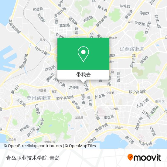 青岛职业技术学院地图