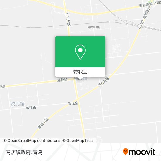 马店镇政府地图