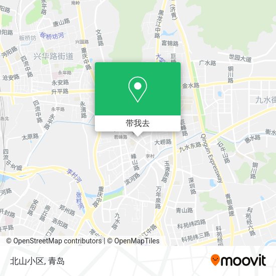 北山小区地图