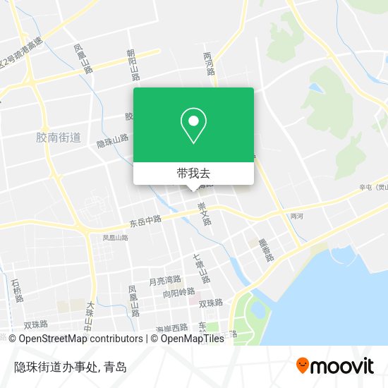隐珠街道办事处地图