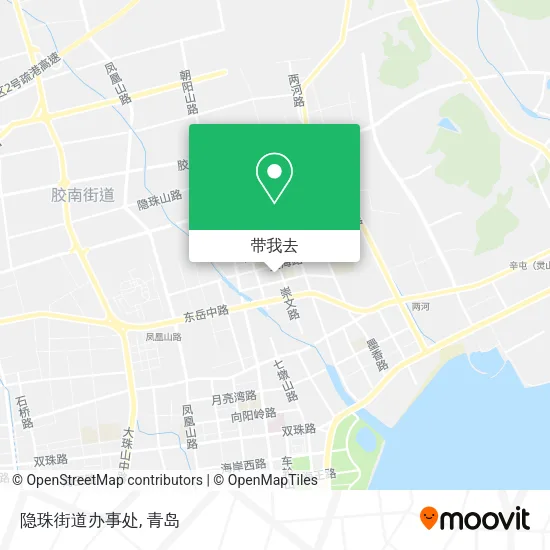 隐珠街道办事处地图