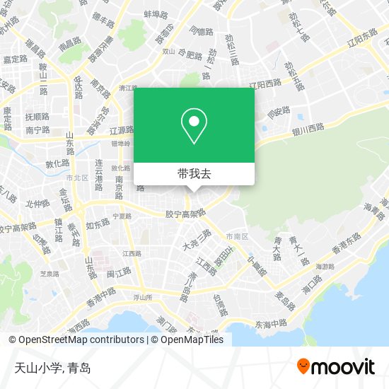 天山小学地图