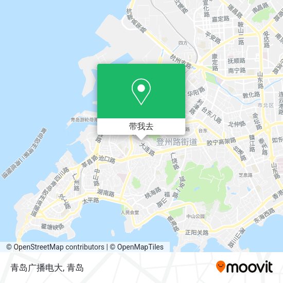 青岛广播电大地图