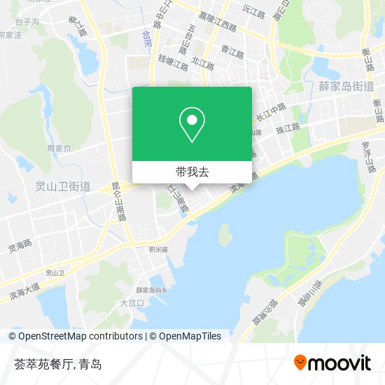 荟萃苑餐厅地图