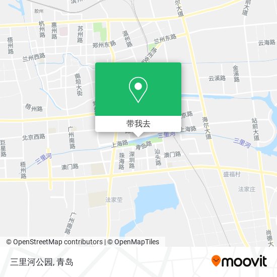 三里河公园地图