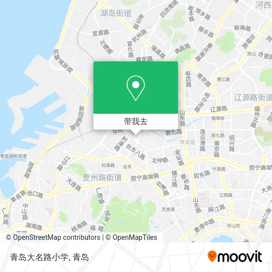 青岛大名路小学地图