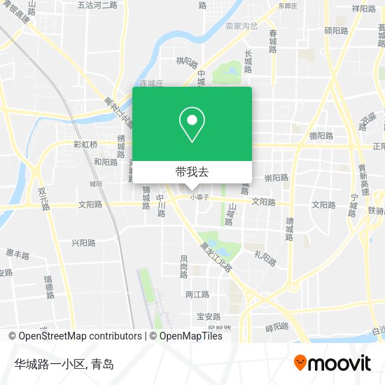 华城路一小区地图