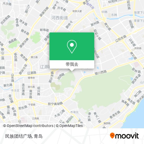 民族团结广场地图