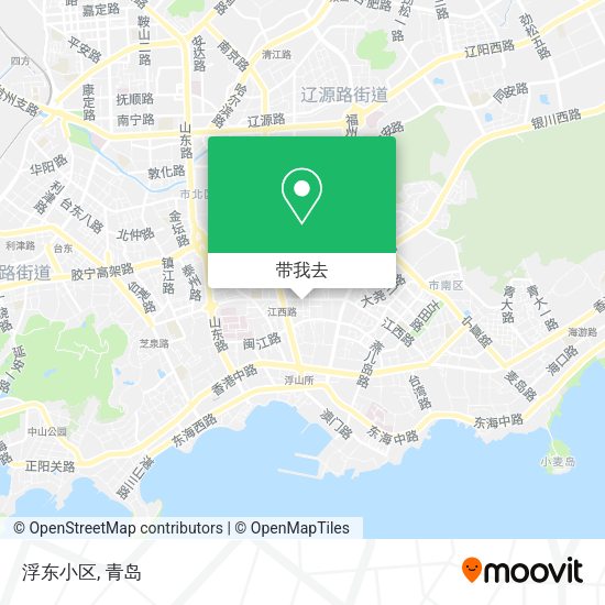 浮东小区地图