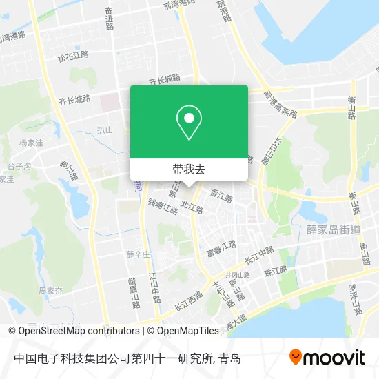中国电子科技集团公司第四十一研究所地图