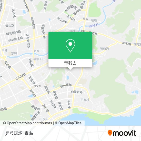 乒乓球场地图