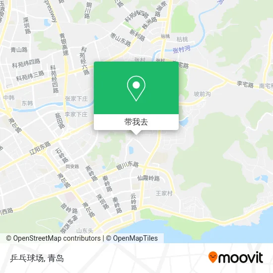 乒乓球场地图