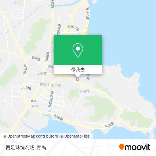 西足球练习场地图