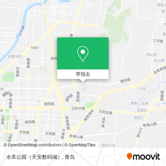 水库公园（天安数码城）地图