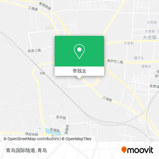 青岛国际陆港地图