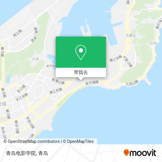 青岛电影学院地图