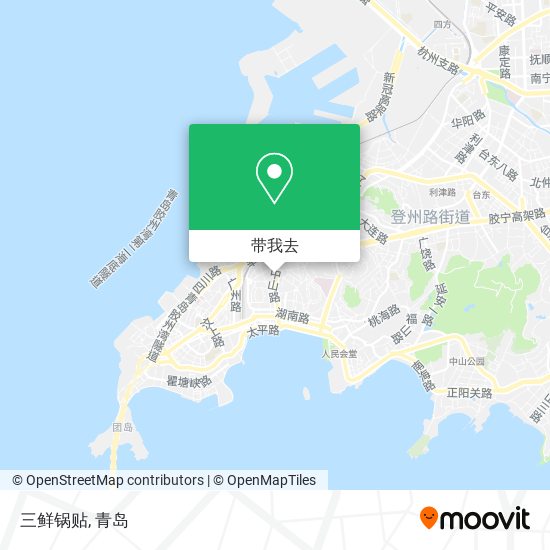 三鲜锅贴地图