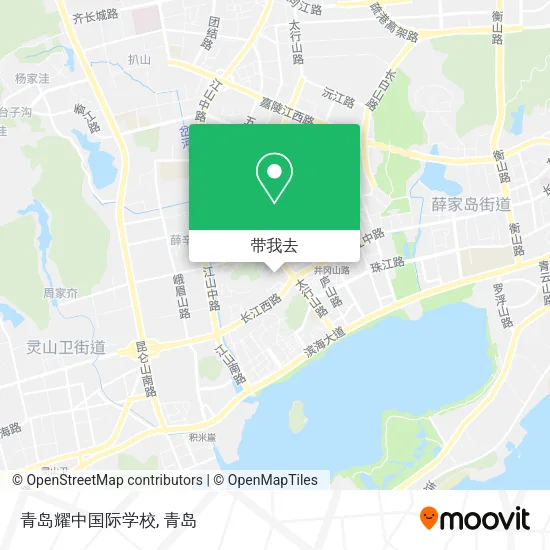 青岛耀中国际学校地图