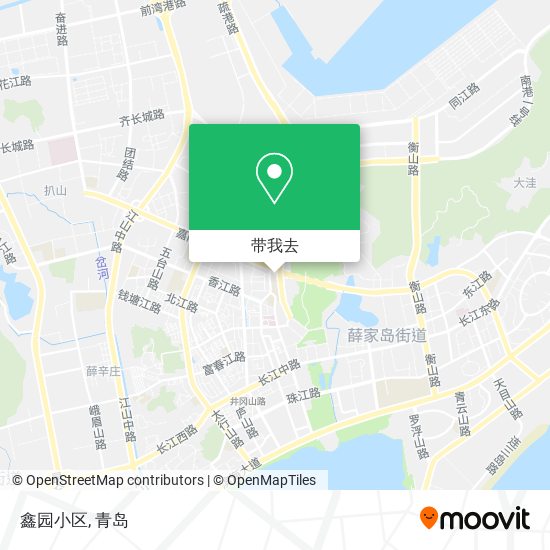 鑫园小区地图