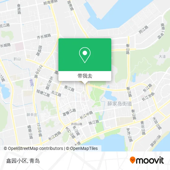 鑫园小区地图