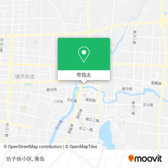 坊子街小区地图