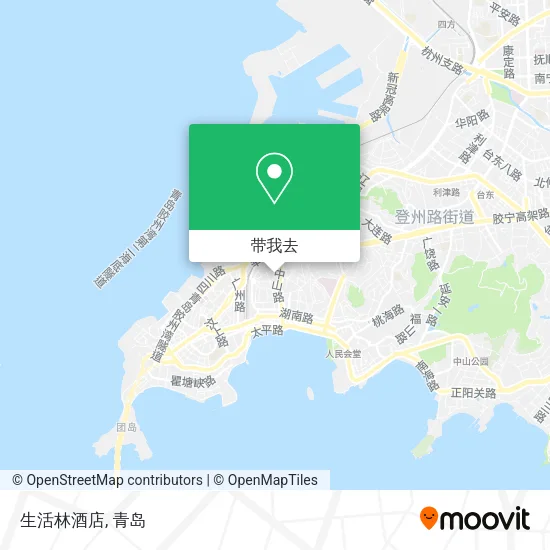 生活林酒店地图