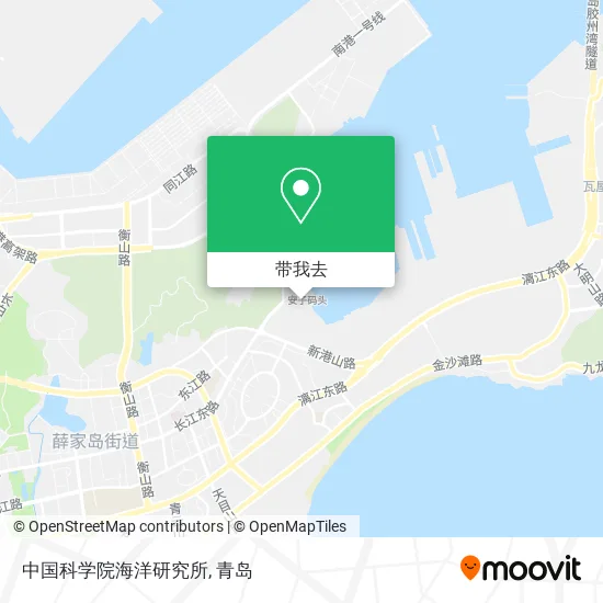 中国科学院海洋研究所地图