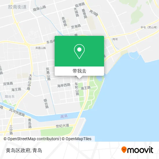 黄岛区政府地图