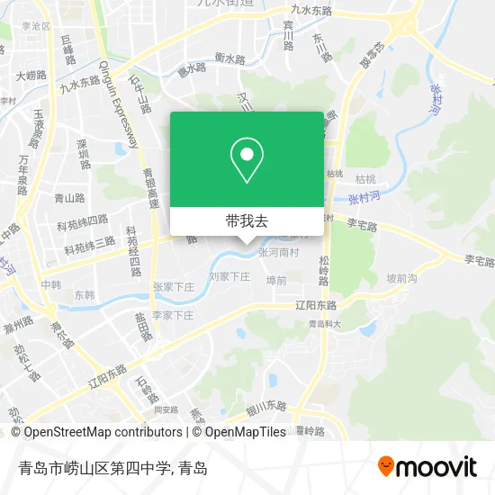 青岛市崂山区第四中学地图