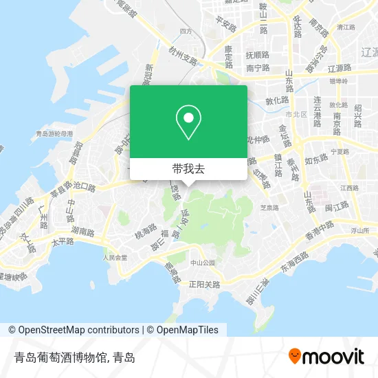 青岛葡萄酒博物馆地图
