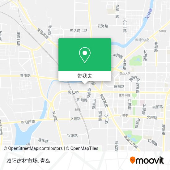 城阳建材市场地图