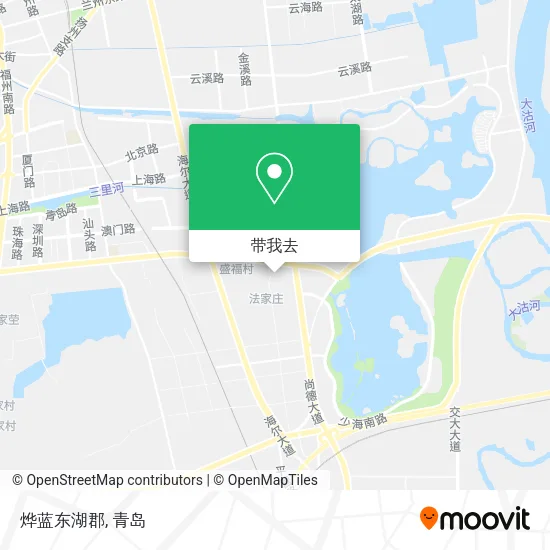 烨蓝东湖郡地图